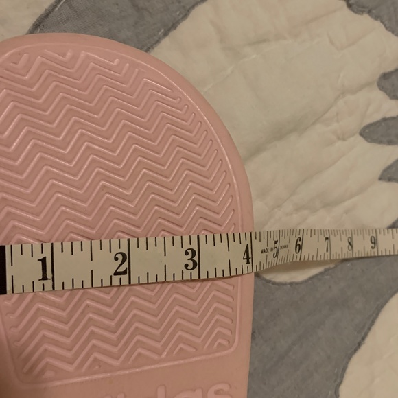 Adidas Pink and White Adilette Slides - Size 7 - EUC - Picture 10 of 10